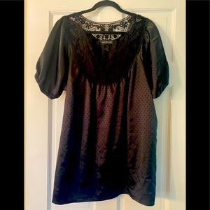 Lane Bryant Swiss Dot and Lace in Black 🖤